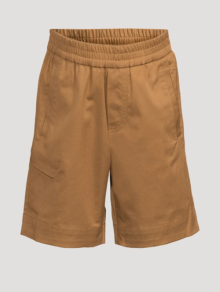 Cotton Stretch Shorts