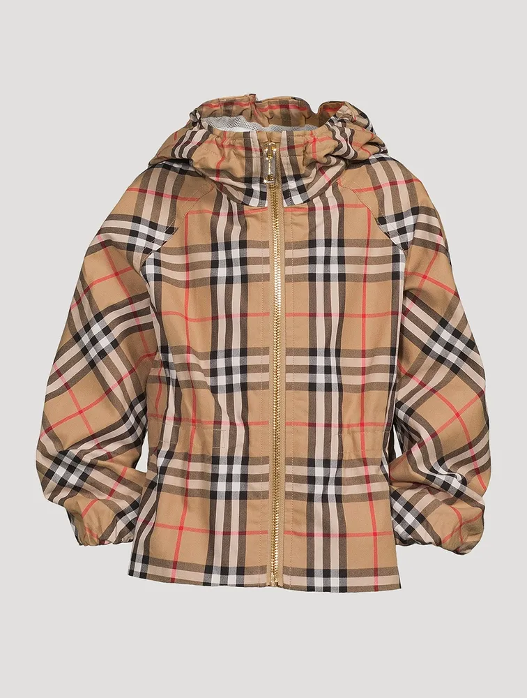 Burberry Vintage Check Hooded Jacket