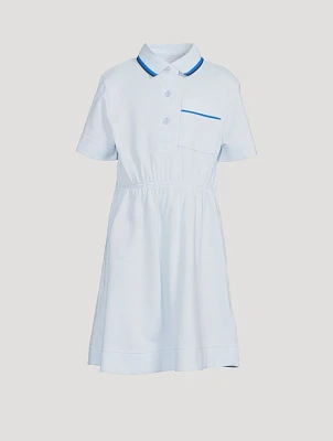 Cotton Piqué Polo Shirt Dress