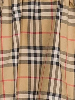 Vintage Check Stretch Cotton Dress