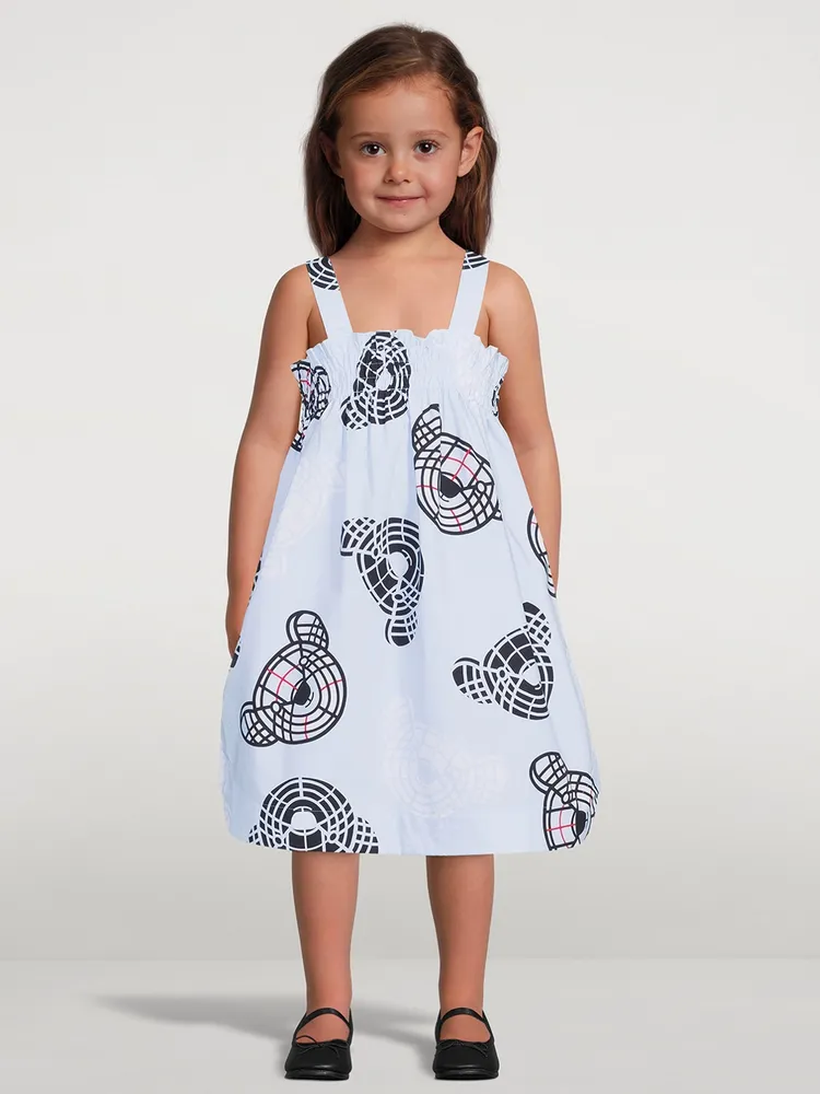 Thomas Bear Cotton Smock Dress