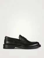 Rockstud Leather Loafers