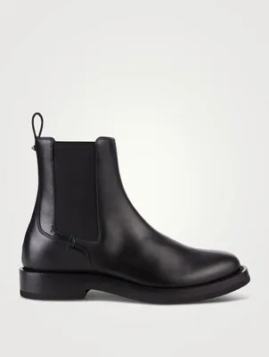 Roman Stud Leather Chelsea Boots