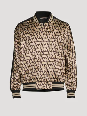 Souvenir Bomber Jacket Iconographe Print
