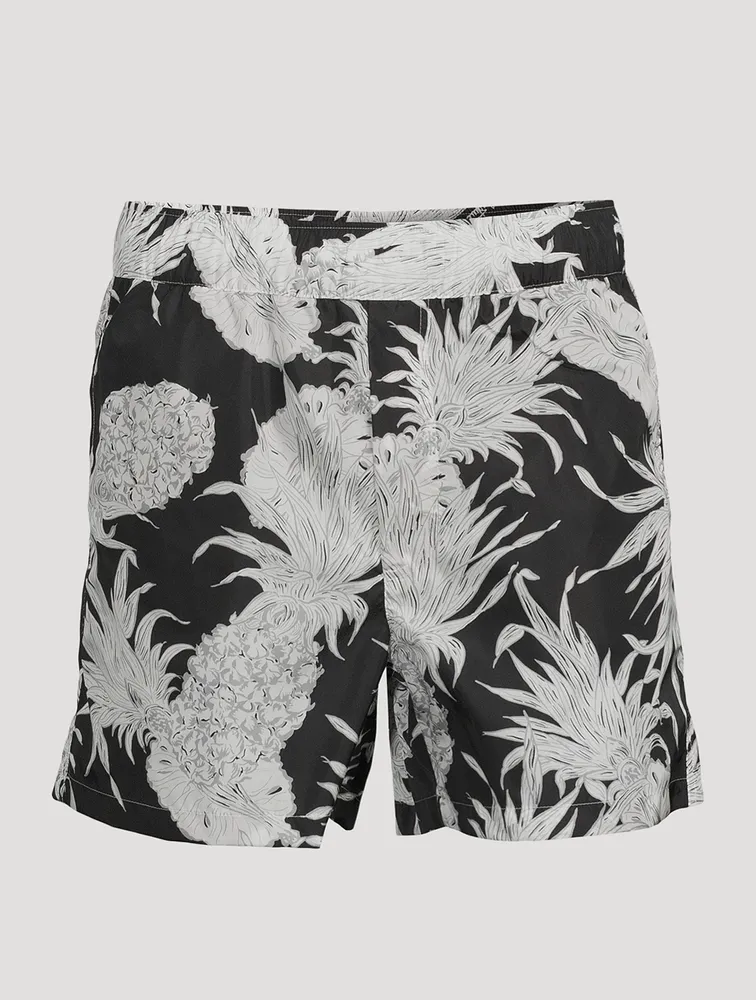 Surf Rider Swim Shorts Pineapple Print