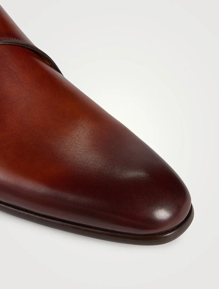 Mansfeld Leather Monk-Strap Shoes