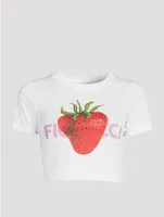 Strawberry Cropped T-Shirt