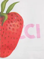 Strawberry Cropped T-Shirt