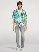 Silk Hawaiian Bowling Shirt