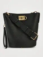 Studio Leather Bucket Bag