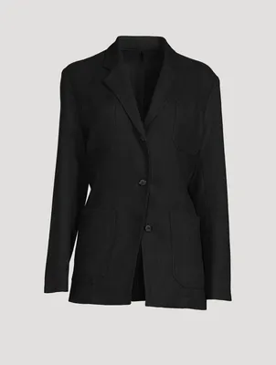 Slim Melange Blazer