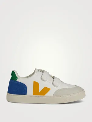 Kid's V-12 Chromefree Leather Sneakers