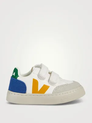 Baby V-12 Chromefree Leather Sneakers