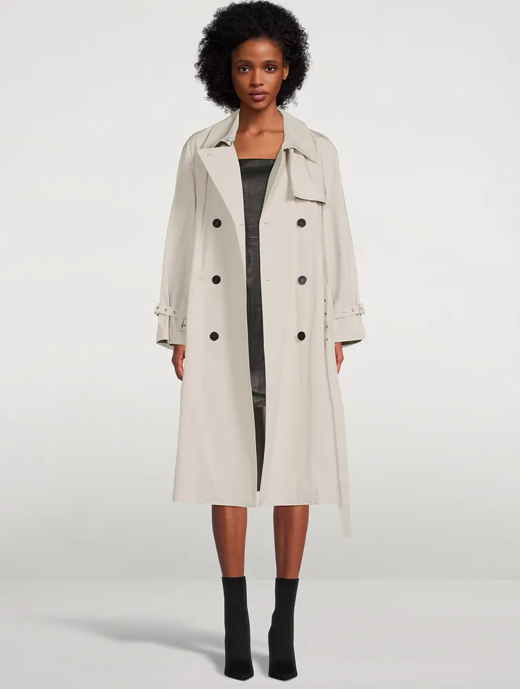 Double-Breasted Trench Coat