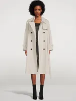 Double-Breasted Trench Coat