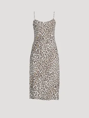 Slip Dress Leopard Print