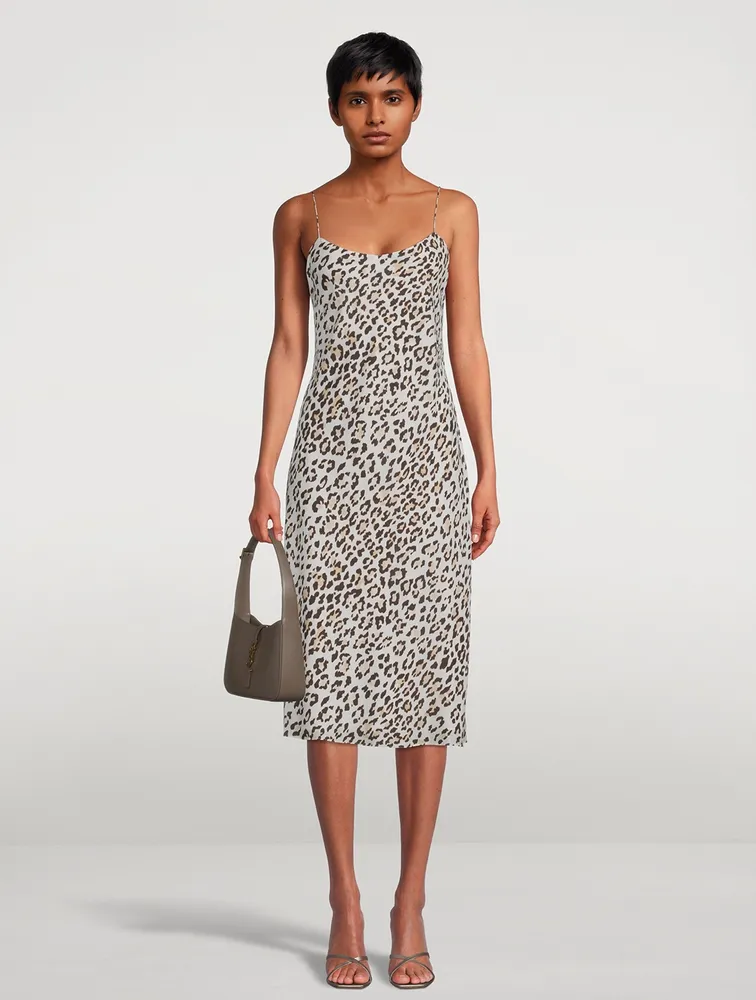 Slip Dress Leopard Print