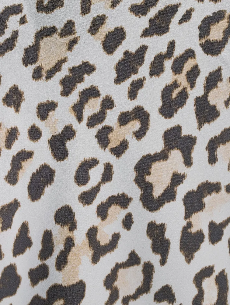 Slip Dress Leopard Print