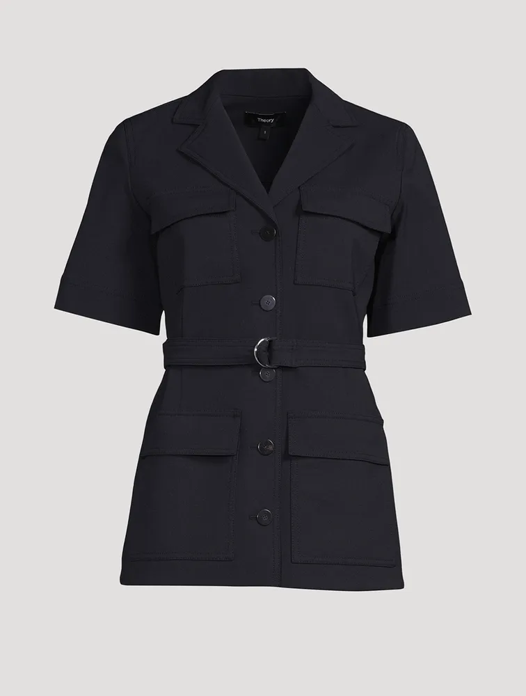 Short-Sleeve Safari Jacket