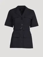 Short-Sleeve Safari Jacket