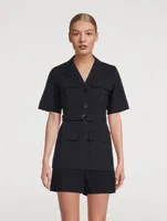 Short-Sleeve Safari Jacket
