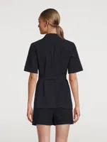 Short-Sleeve Safari Jacket