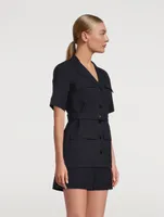 Short-Sleeve Safari Jacket