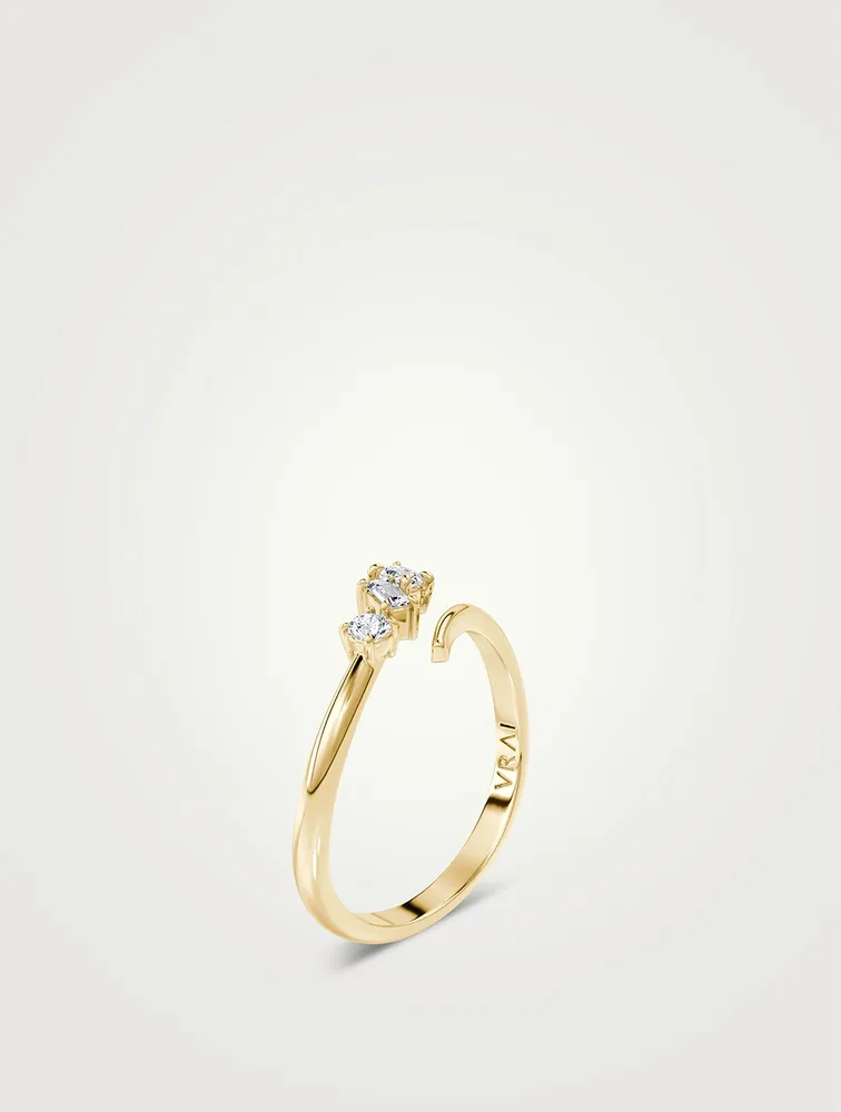 14K Gold Orion Ring With Lab Grown Diamonds