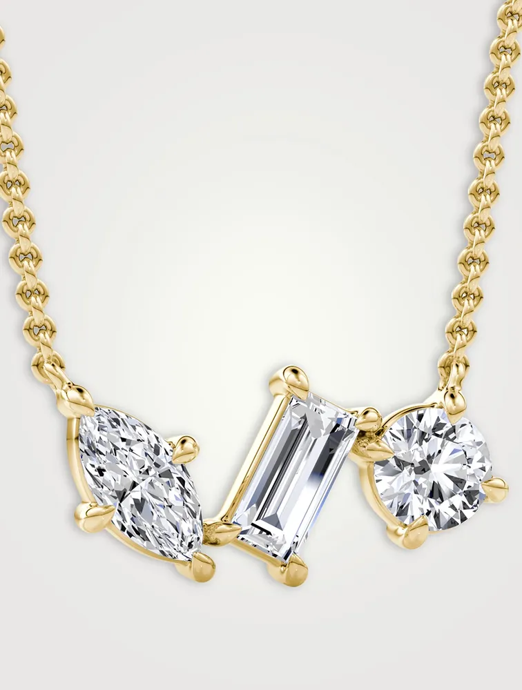 14K Gold Orion Necklace With Lab Grown Diamonds