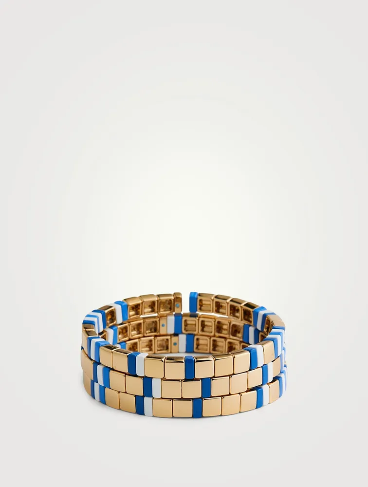 Set Of Three On The Mark Bracelets