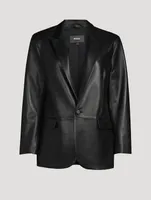 Caprice Leather Blazer