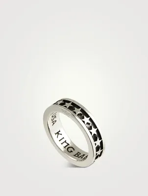 Silver Stackable Star Ring