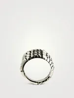 Small Silver Raven Claw Ring