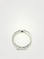 Silver Stackable F You Ring