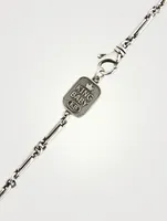 Small Silver -Inch Paperclip Necklace