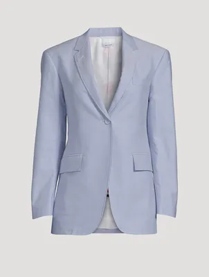Oxford Elgonated Single-Button Sportcoat
