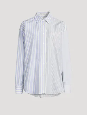 Cotton Shirt Multi-Stripe Print