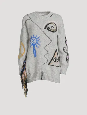 Folk Alpaca And Mohair Sweater