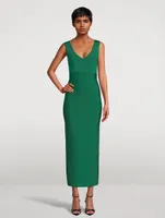 Icon Plunging V-Neck Gown