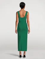 Icon Plunging V-Neck Gown