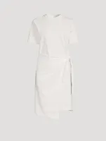 Side-Tie T-Shirt Dress