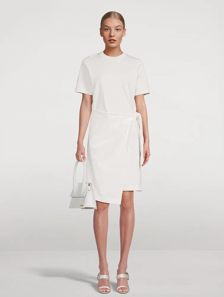 Side-Tie T-Shirt Dress