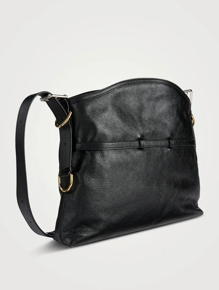 Medium Voyou Leather Shoulder Bag