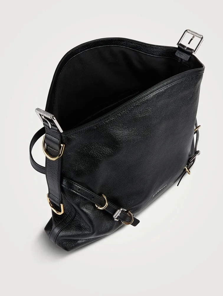 Medium Voyou Leather Shoulder Bag