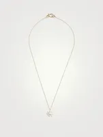 Margherita Simple 14K Gold Necklace With Pearls