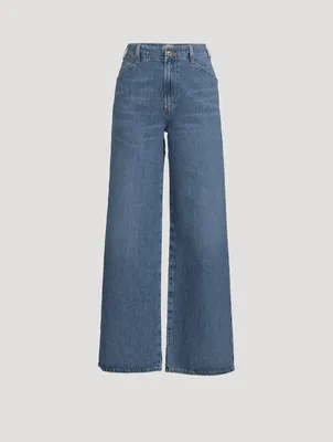 Paloma Wide-Leg Utility Jeans