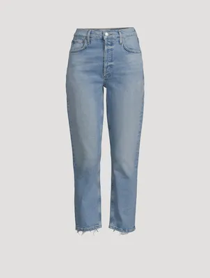 Riley High-Rise Straight-Leg Jeans