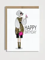 Silver Celebration Birthday Card