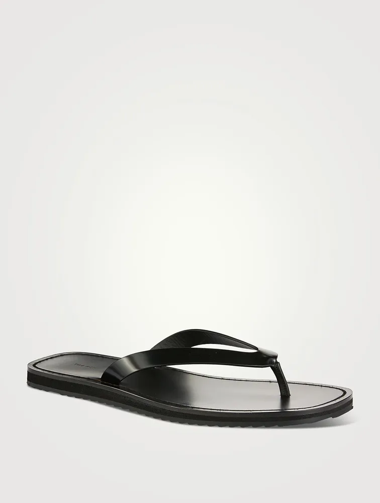 City Leather Thong Sandals