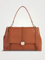 Large Penelope Leather Shoulder Bag